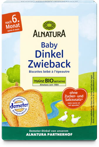 Alnatura BIO Baby Dinkel Zwieback