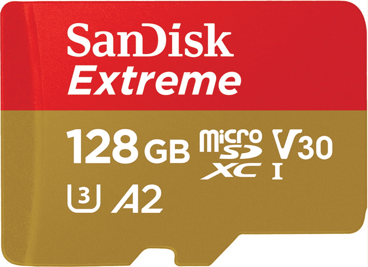 SanDisk Extreme microSDHC mit 128 GB(Memory Card for GoPro Cameras)