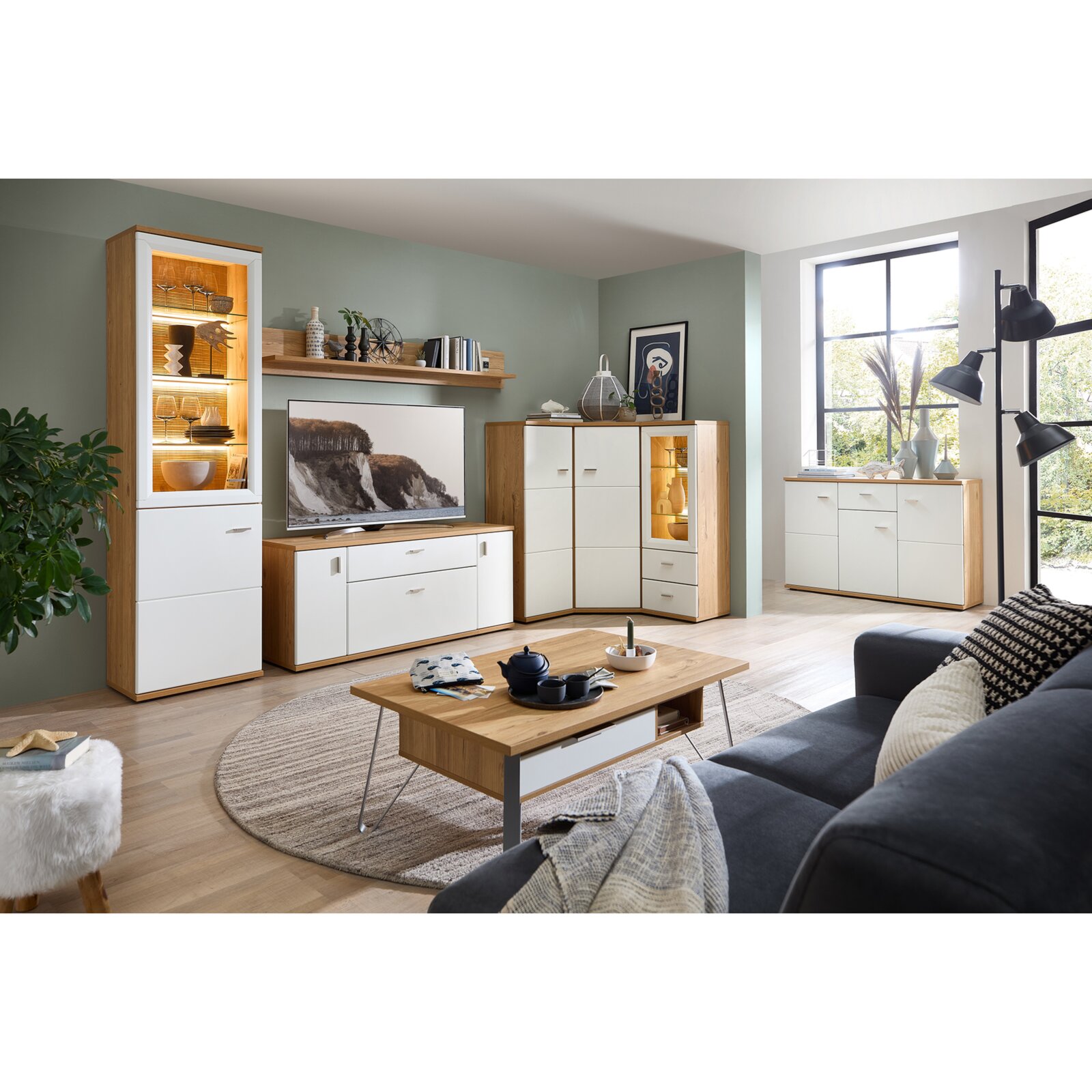 LED-Bodenbeleuchtung - 3er-Set - für 60 cm Glasböden