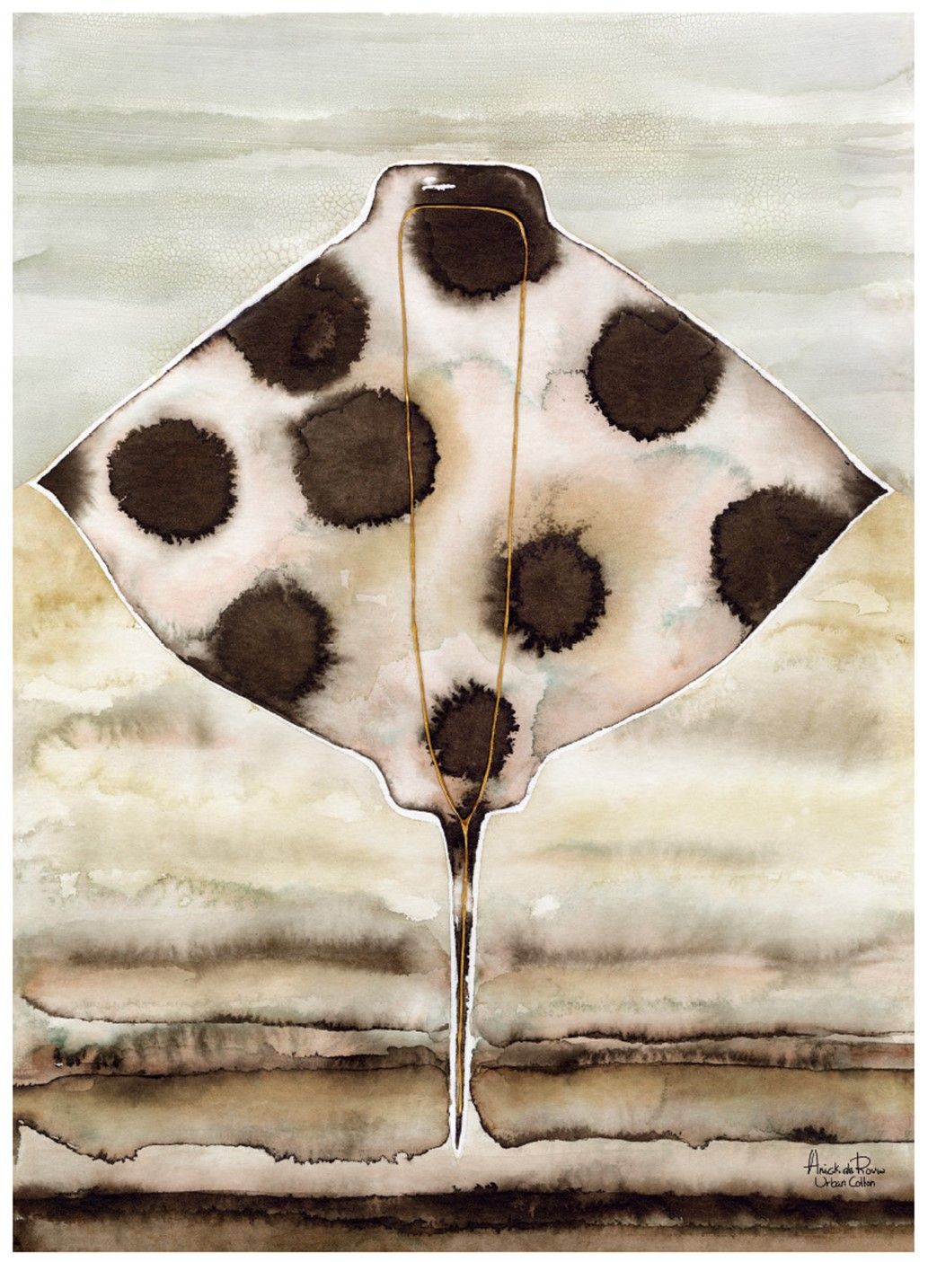 Wandkleed Eagle Ray