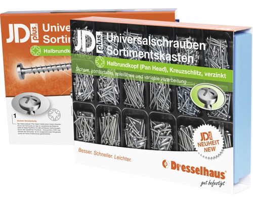 Assortiment pankopschroeven, verzinkt, 700 stuks