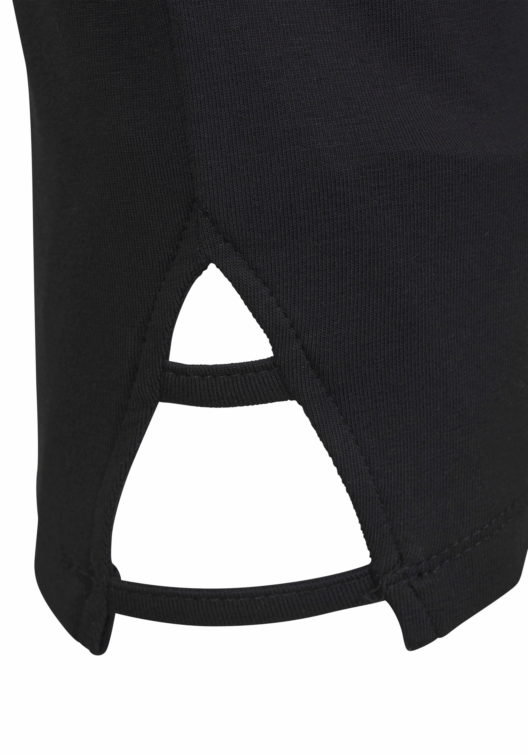 LASCANA Caprileggings  mit Cut-outs am Saum, 3/4-Länge, Basic, elastisch