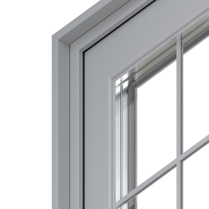 Tapée d'isolation pour porte acier gris clair 120 mm Radex