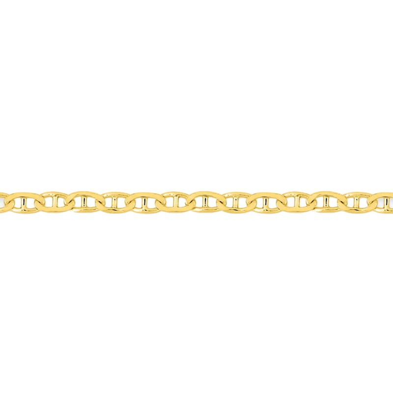 Bracelet Mixte 18 cm - Maille Marine - Or 18 Carats - Largeur 1.5 mm