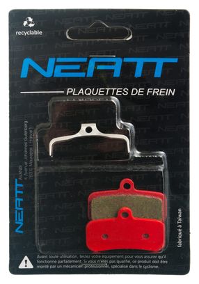 Paire de Plaquettes Neatt pour Shimano Saint 810 / Saint 820 / Zee 640