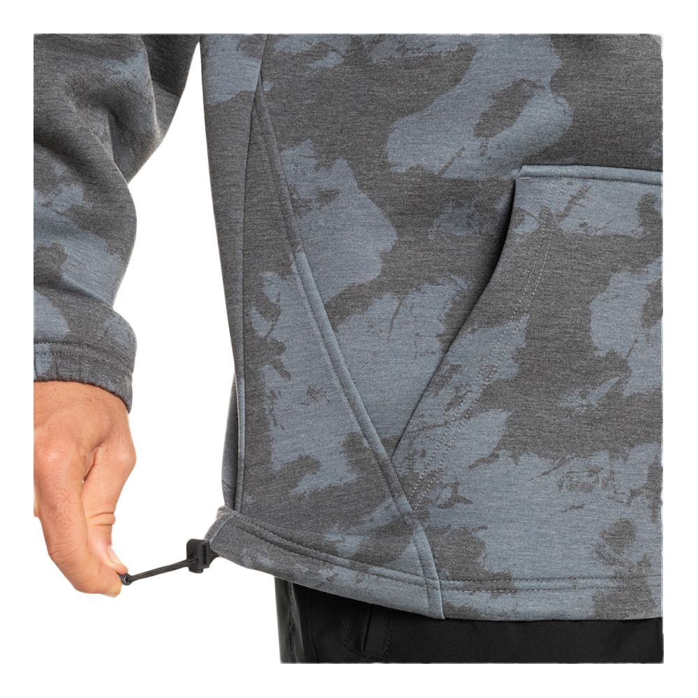 Quiksilver SHREDDER - Sweat Homme tie dye true black