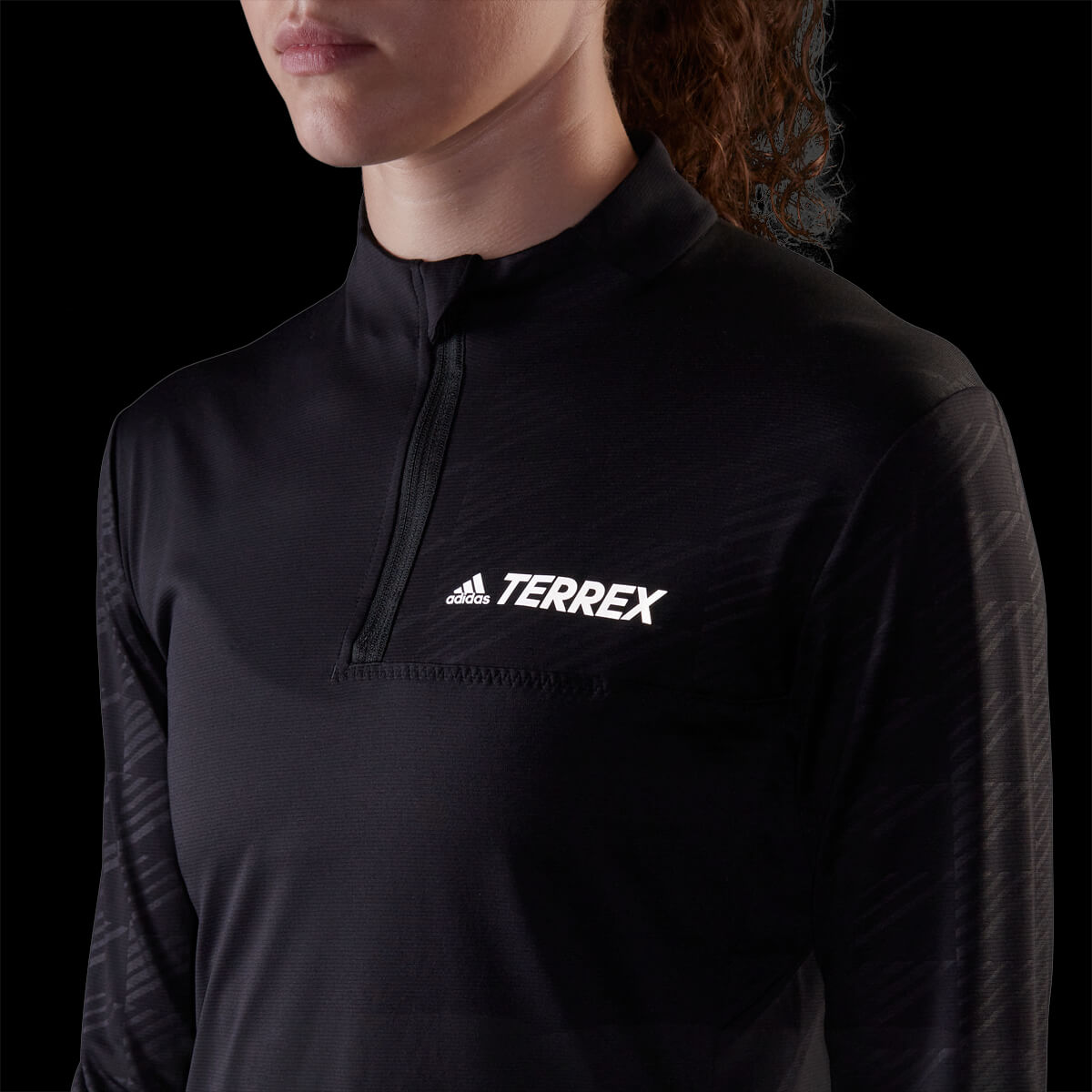 adidas Terrex Multi 1/2 Zip Langærmet T-shirt Dame