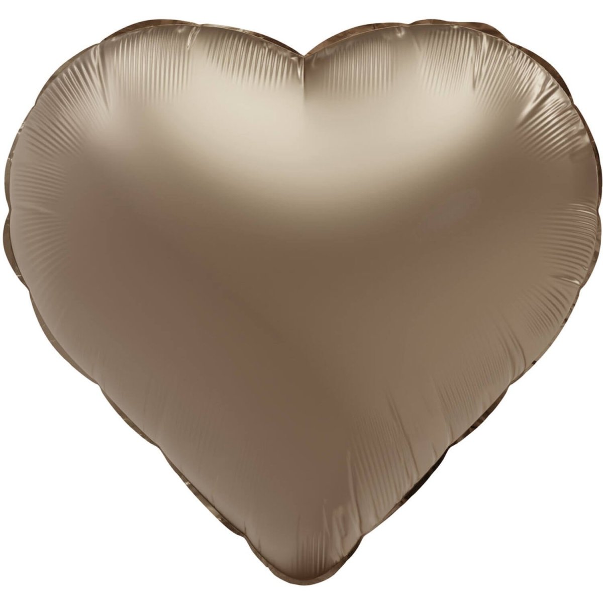 Hart Helium Ballon Goud Leeg 45cm