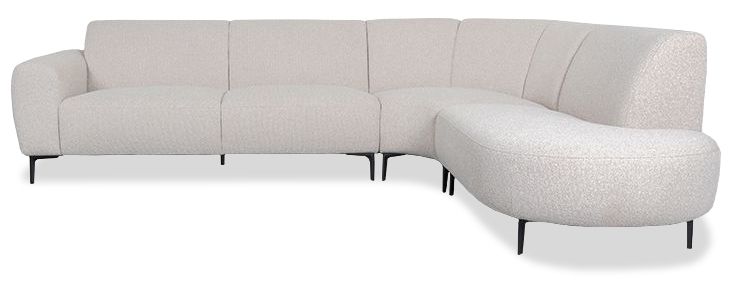 Hoekbank Naturel GA-80.215 Mauro B300 x D232 x H81 cm