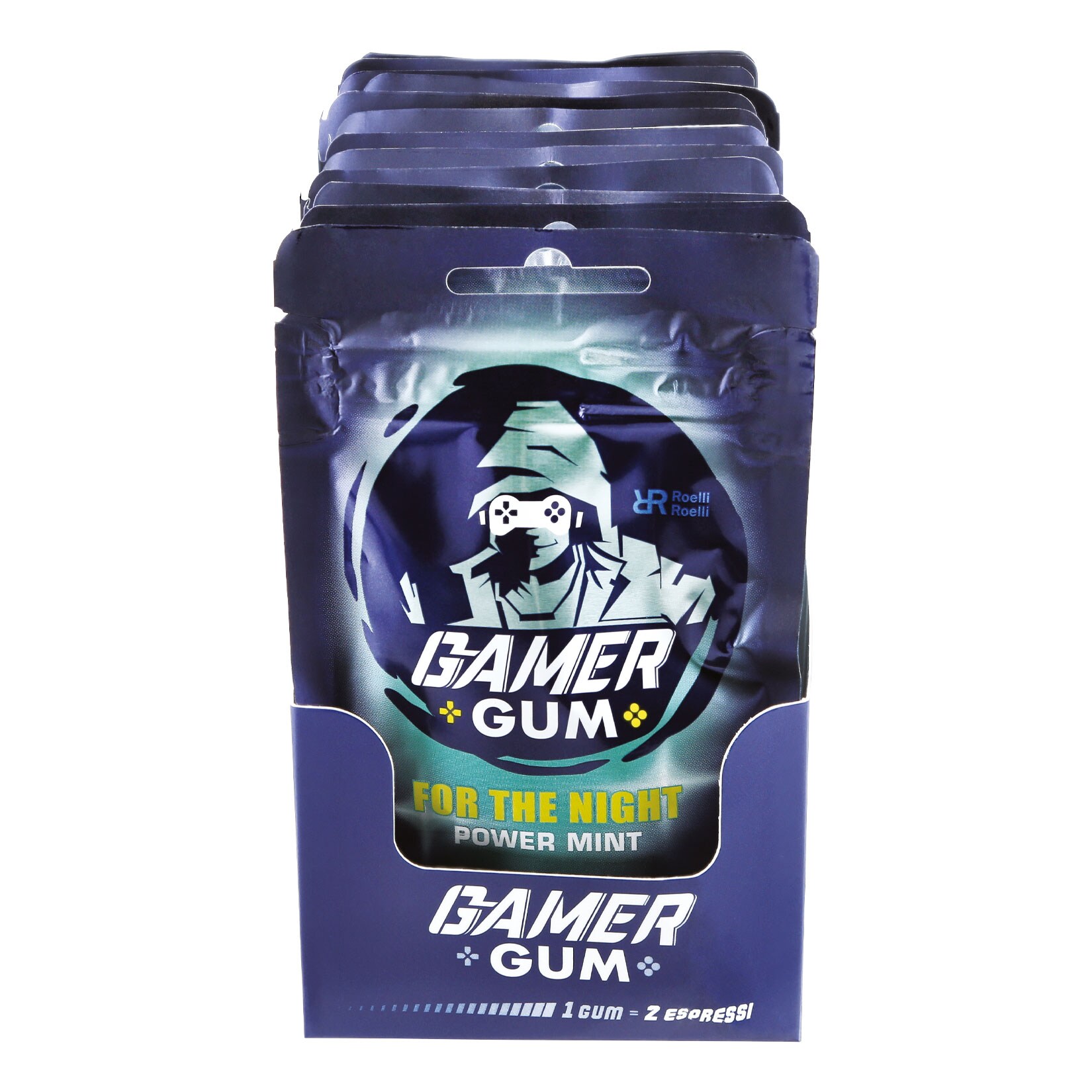 Gamer Gum For the Night Power Mint 24 g, 12er Pack