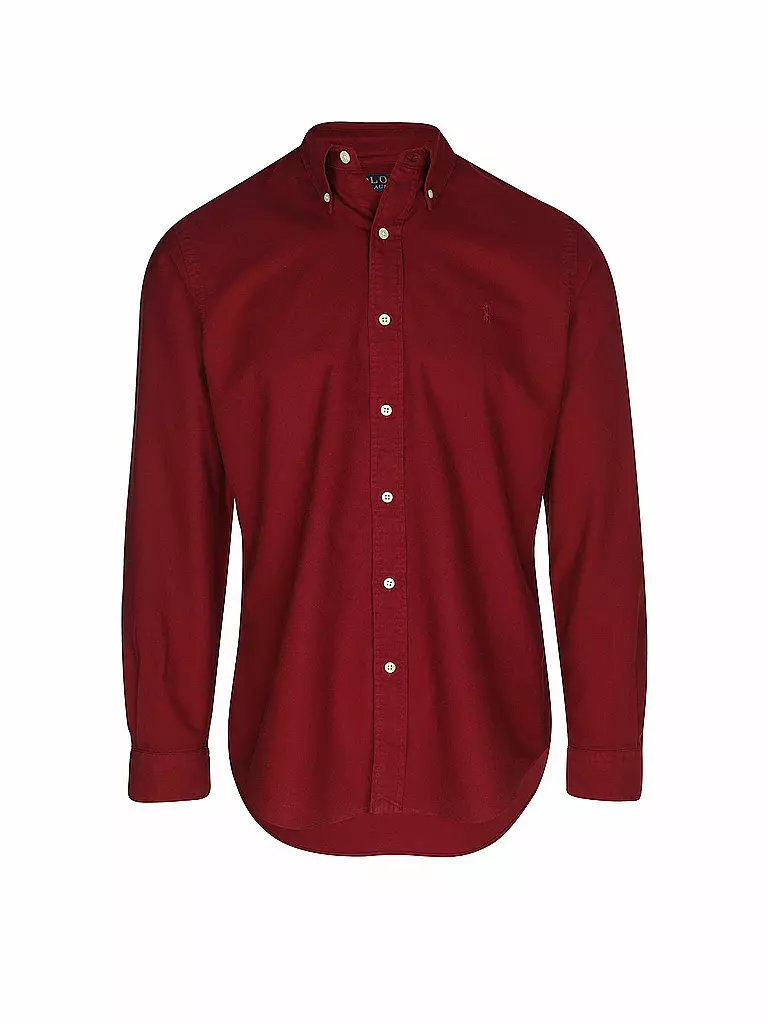 POLO RALPH LAUREN Hemd Custom Fit dunkelrot