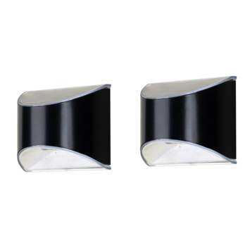 Solar wandlamp Javea 3 lumen met dag/nacht sensor 2 stuks