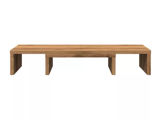 Support de moniteur réglable chêne artisanal bois d'ingénierie