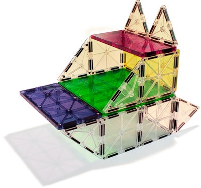 MAGNA-TILES Clear Colors Rektangulært Utvidelsessett 8 Deler