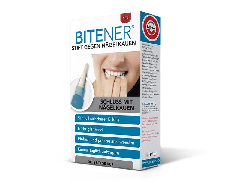 BITENER Stift gegen Nägelkauen Transparent Stift mit bitterem Geschmack gegen das Kauen von Nägeln
