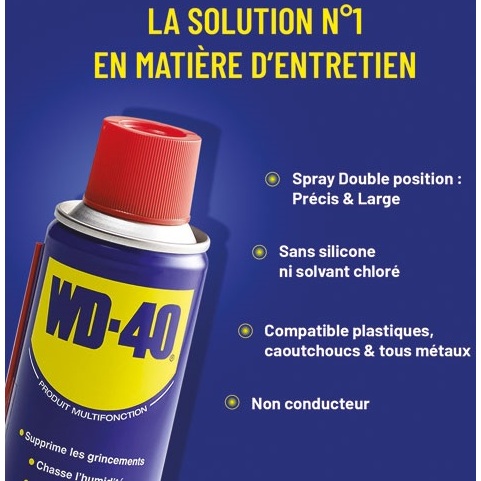 Bombe lubrifiant Multifonction - double spray - 200 mL