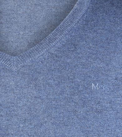 McGregor Trui Merino Blend V-Hals Faded Blauw MM242.1201.01-2008 kopen