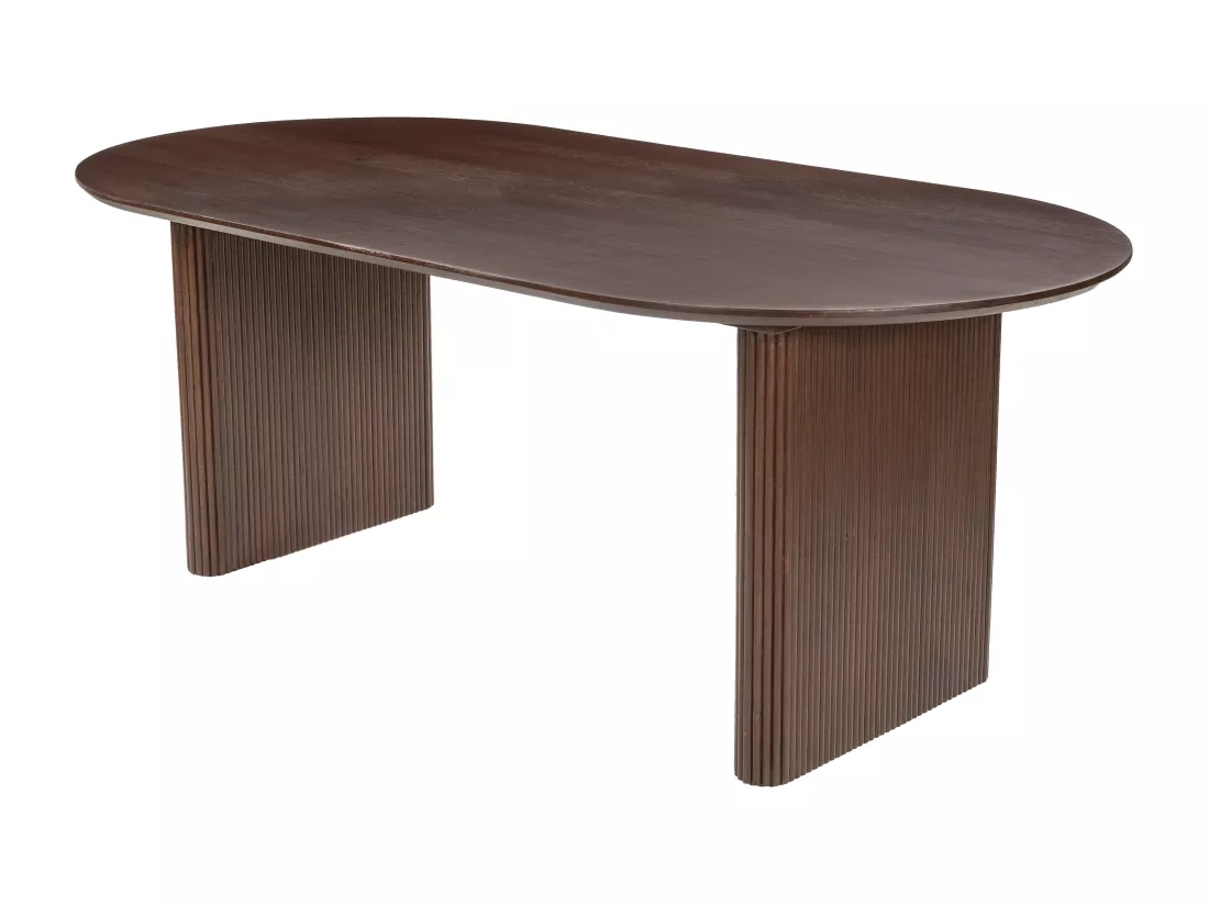 Table à manger 8 personnes en bois de manguier - Naturel - NEVILI de Maison Céphy