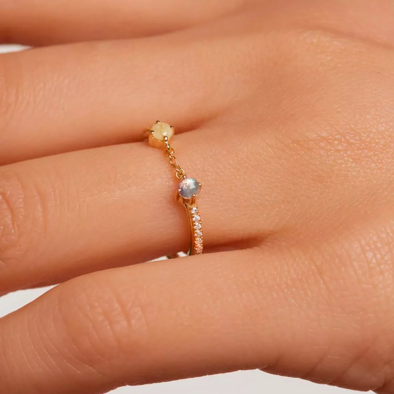 PDPAOLA Zena Ring 18 kt. Forgyldt Sølv AN01-652