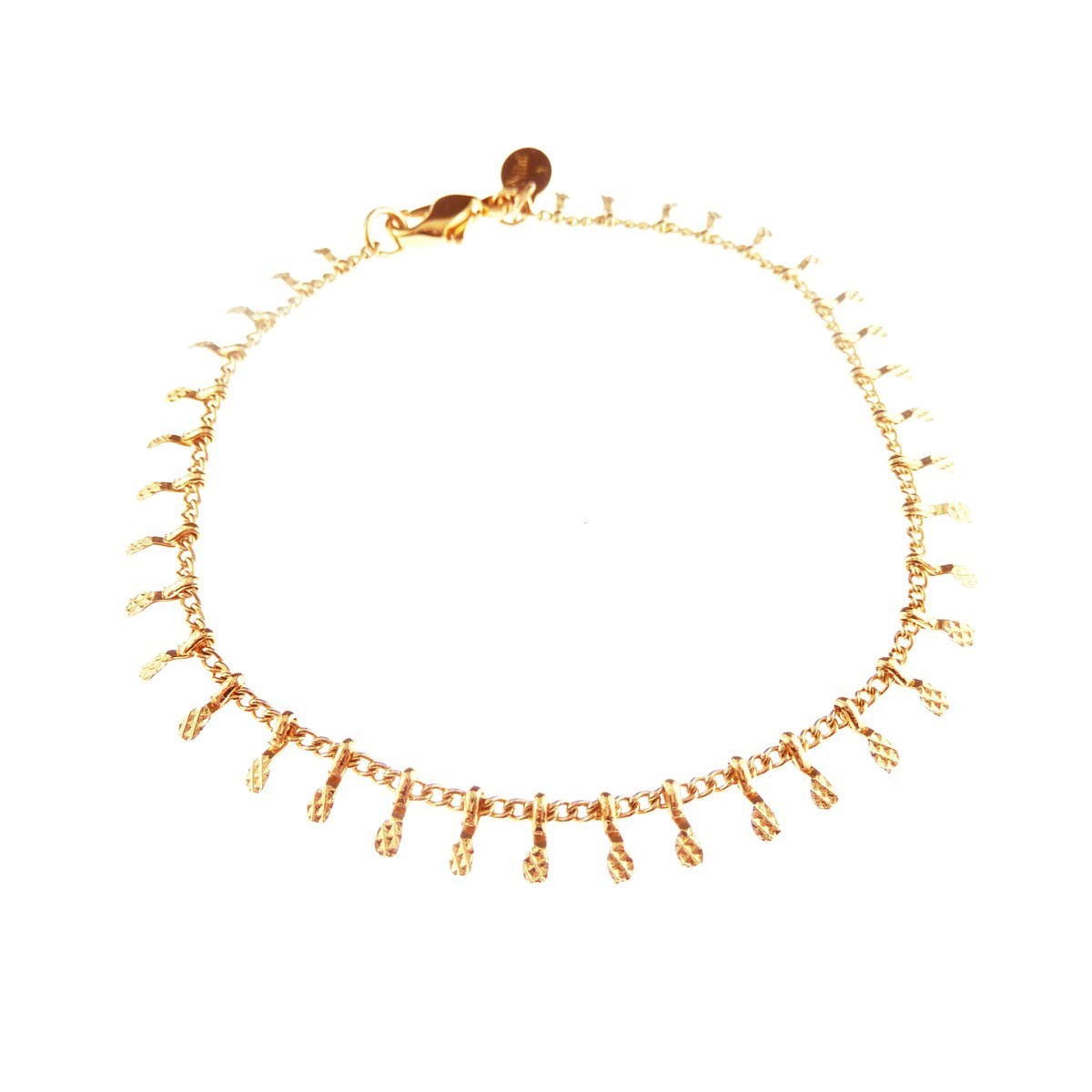 Bracelet contemporain doré à l'or fin 24k ALEGRIA