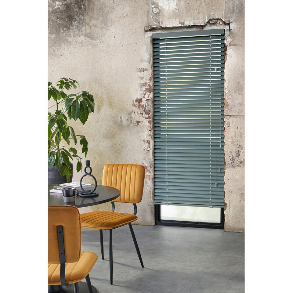 Fenstr Aluminium Jaloezie Mels Zeegroen 50mm