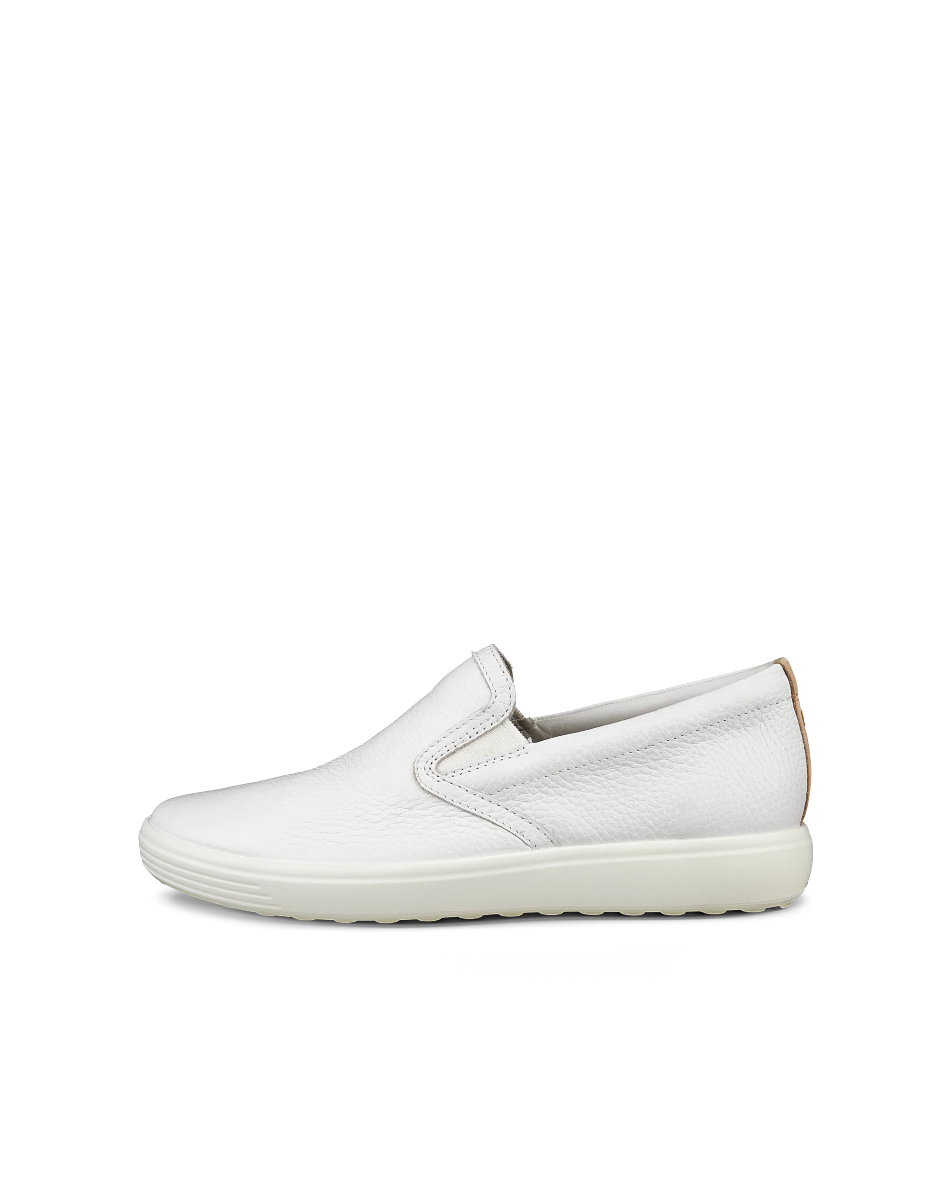 ECCO SOFT 7 W Damen Lederslipper Weiß