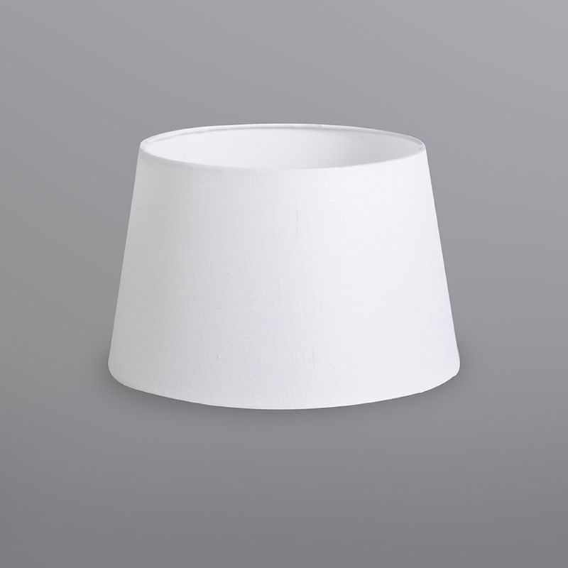 Tafellamp goud/messing met kap wit 25 cm verstelbaar - Parte