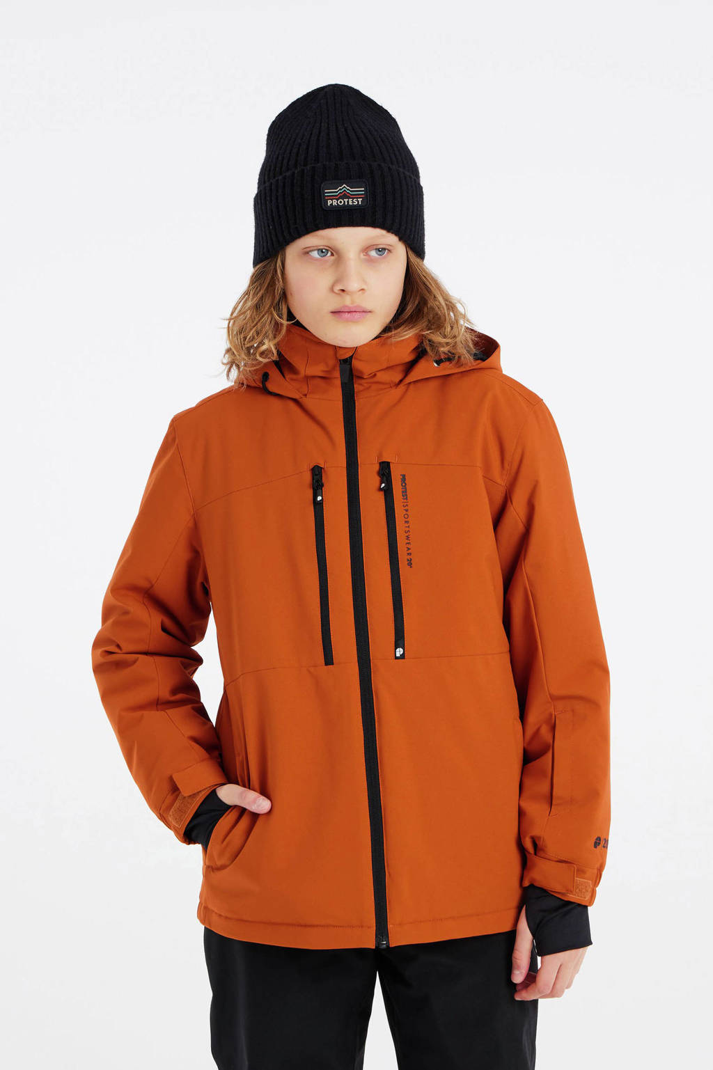 Protest ski-jack PRTFLYNTY JR oranje