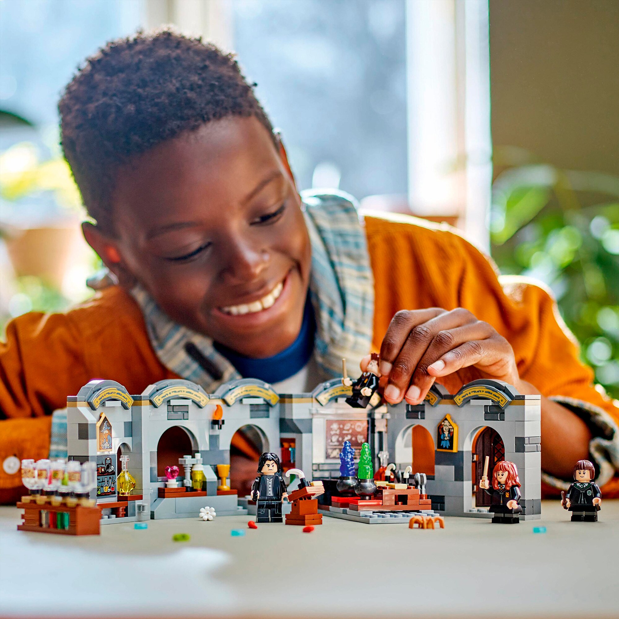 LEGO Konstruktionsspielzeug Harry Potter Schloss Hogwarts: Zaubertrankunterricht