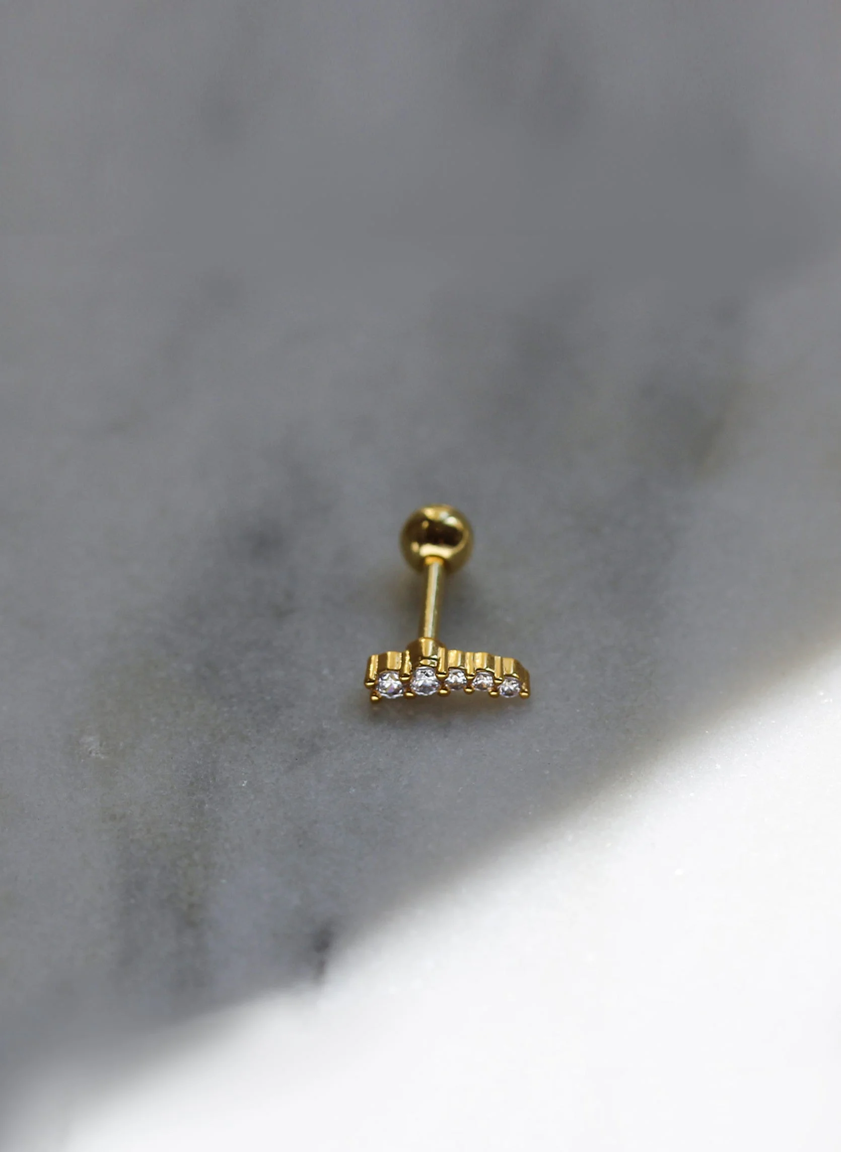 IVA-LINE - Piercing iva line | Blanc
