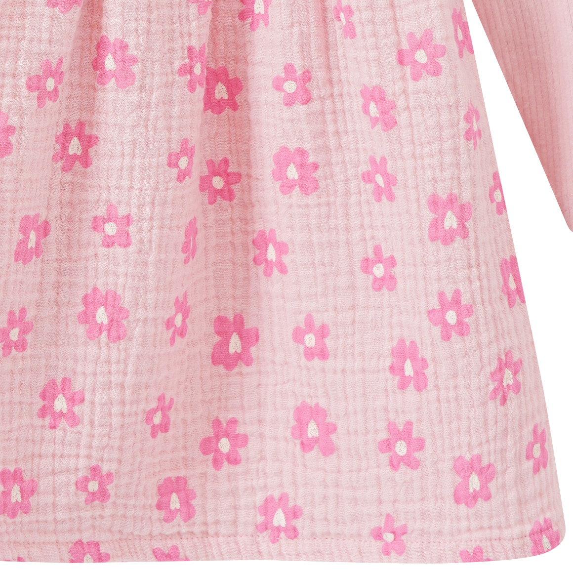 Topomini Baby Kleid mit Blumen hellrosa