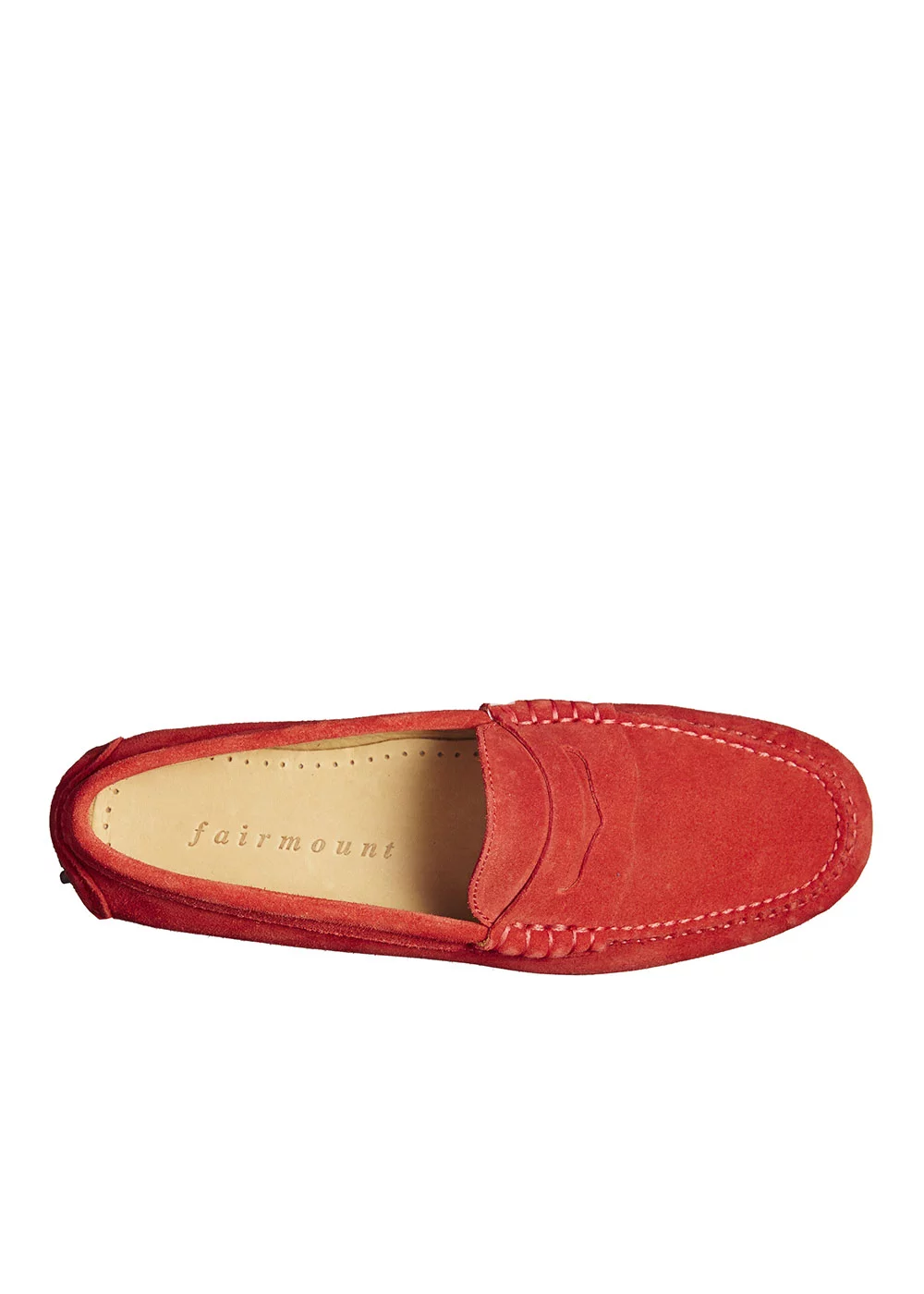 BUCK DRIVER VELOURS ROUGE