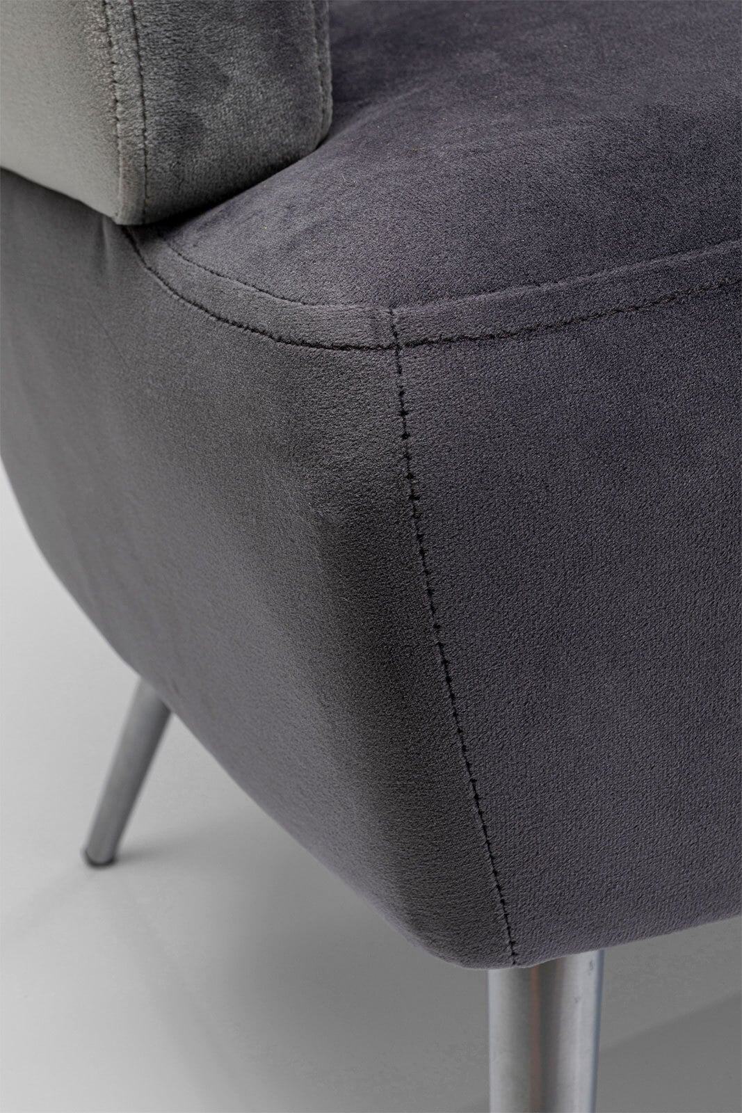 KARE DESIGN Sofa SANDWICH 125 x 64 cm grau