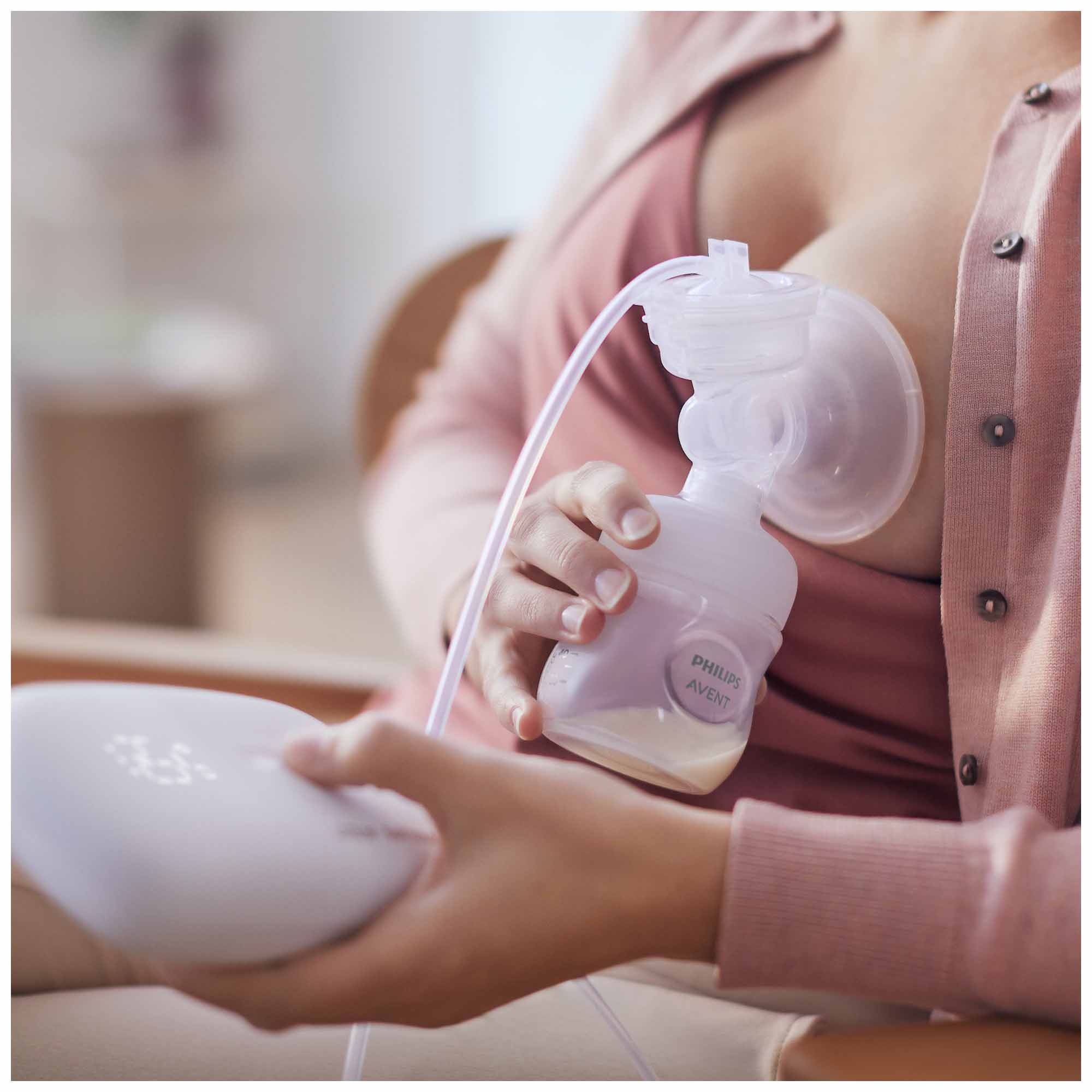 Philips Avent enkele elektrische borstkolf set - draadloos gebruik