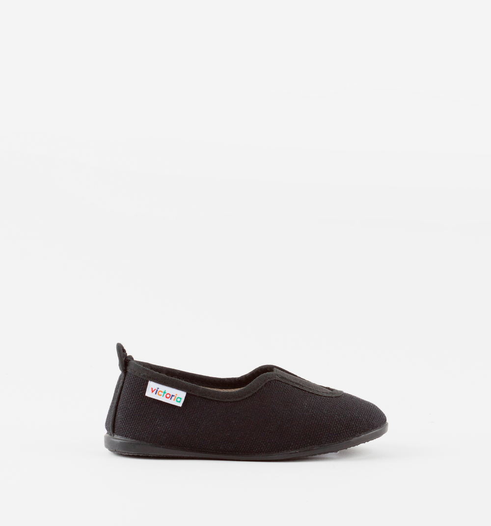 GIMNASIA TOILE BIO Baskets sport pour femme NEGRO