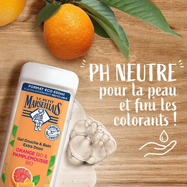 Le Petit Marseillais Gel de Banho Laranja e Toranja 650ml