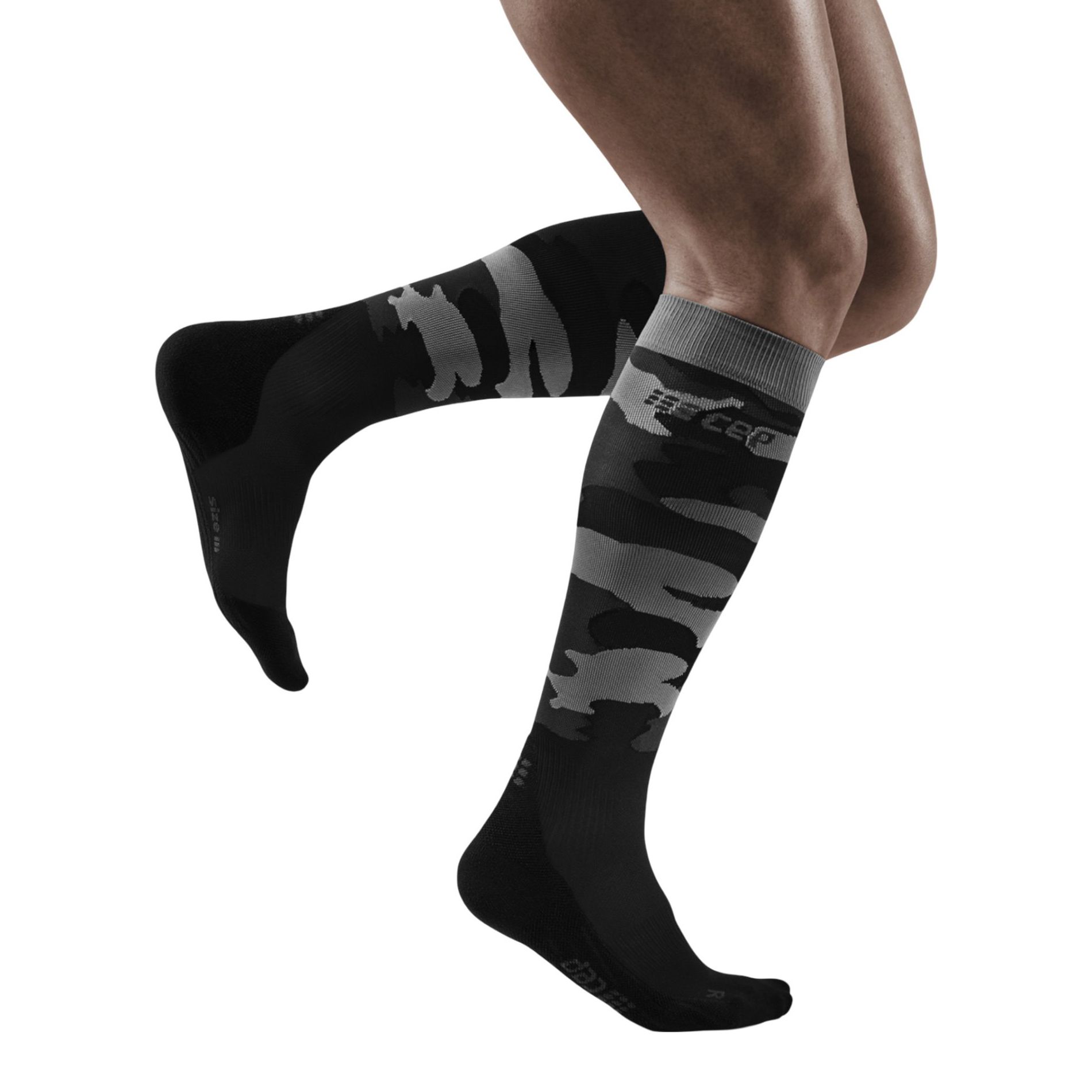 camocloud socks 1169 wp30e black grey