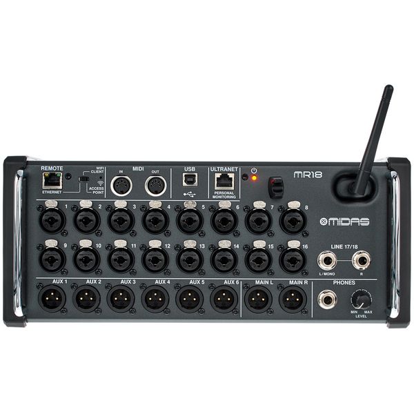 Midas MR 18 Flyht Case Bundle
