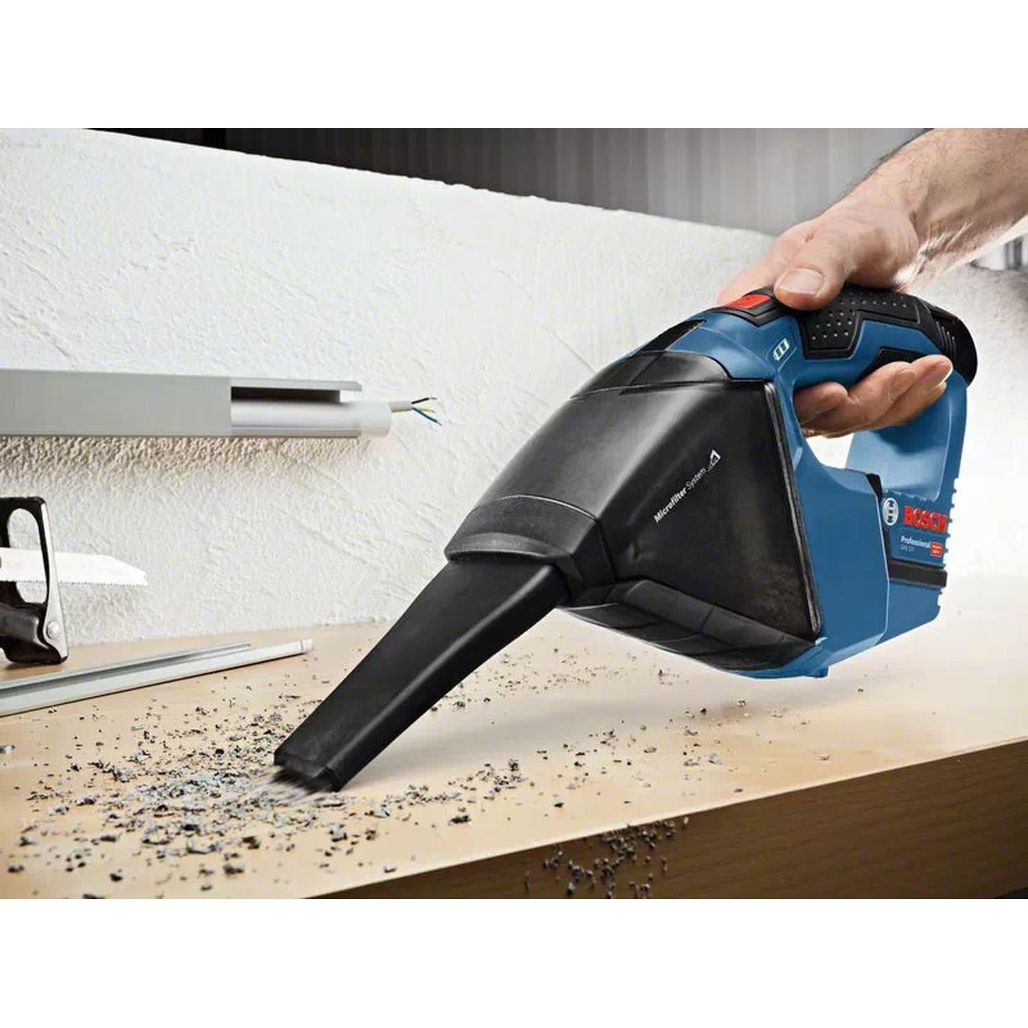 Bosch Professional GAS 12V Accu stofzuiger 12V 3,0Ah Li-Ion In L-Boxx - 06019E3003