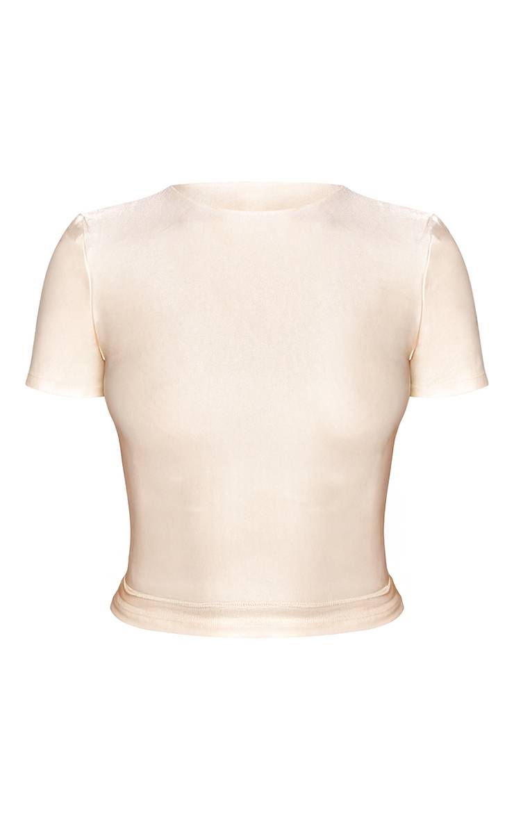 Vanille T-shirt Long En Polyamide