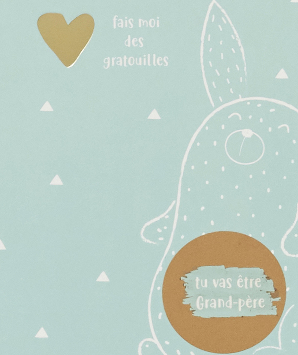 LA CARTE À GRATTER POUR LES FUTURS GRANDS-PÈRES