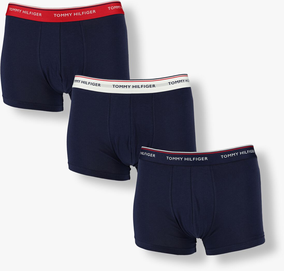 TOMMY HILFIGER UNDERWEAR donkerblauwe tommy hilfiger underwear boxershort 3p trunk