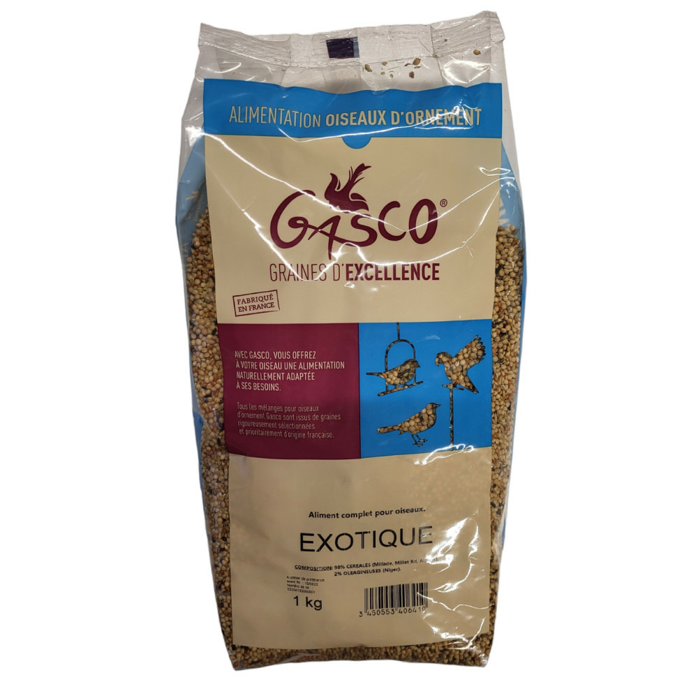Graines pour oiseaux exotiques 1 kg