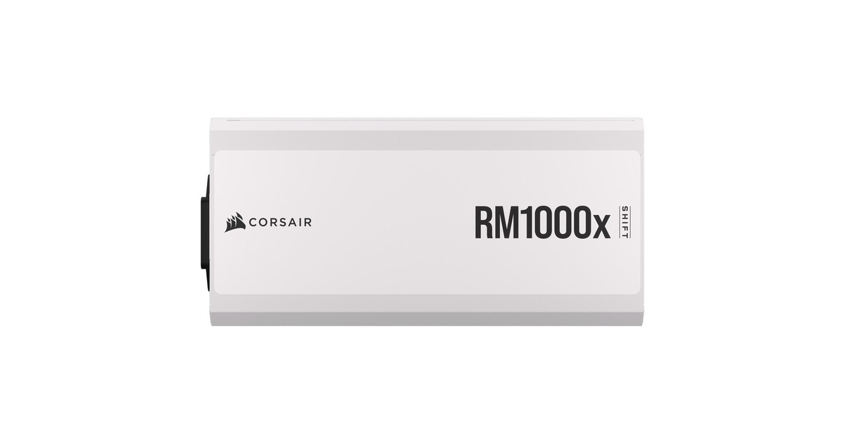 CorsairRM1000x SHIFT White modulaire 1000 watt voeding   (Wit, 1x 12V-2x6, 4x PCIe)