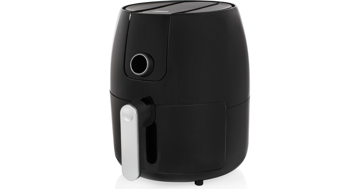 Princess182025 Aerofryer XXL heteluchtfriteuse  (Zwart/zilver, 4,5 liter)