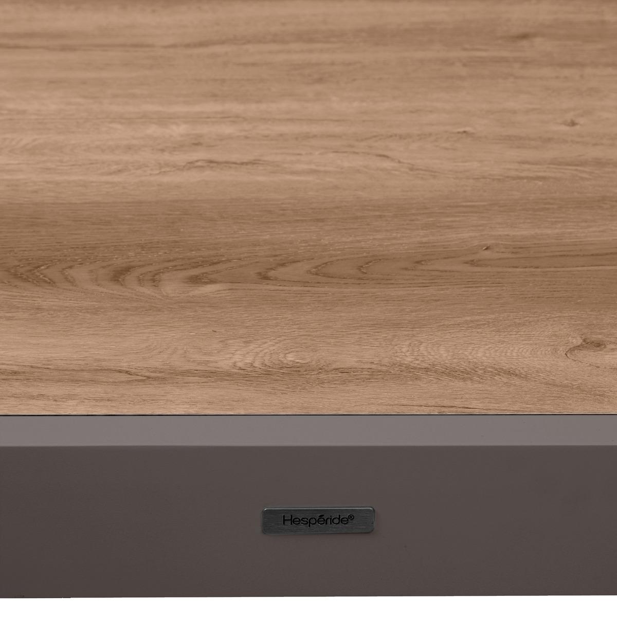 TABLE PIAZZA EXTENSIBLE ALUMINIUM HOUBLON 8 PLACES