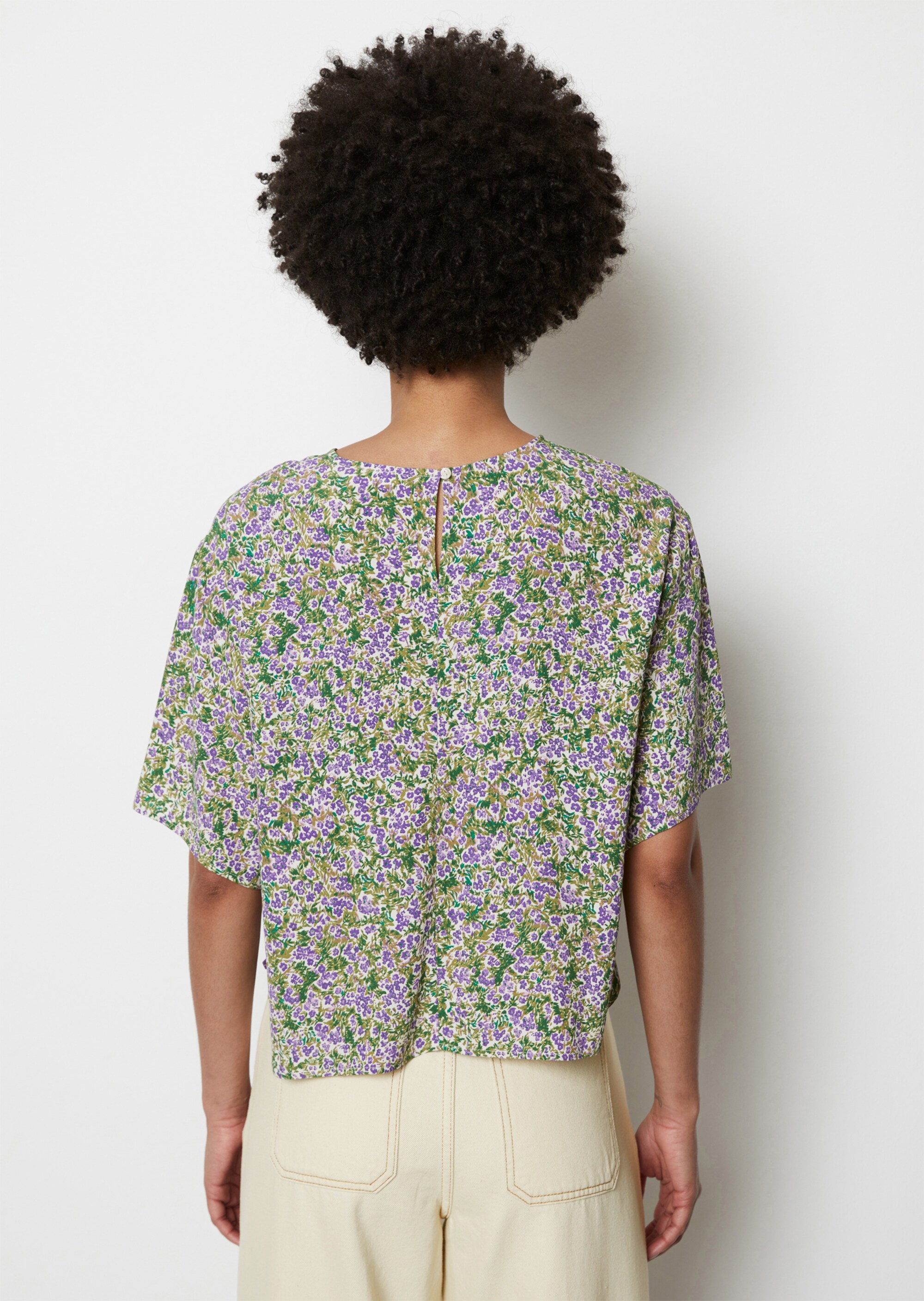 Blusen-Shirt regularaus LENZING™ ECOVERO™