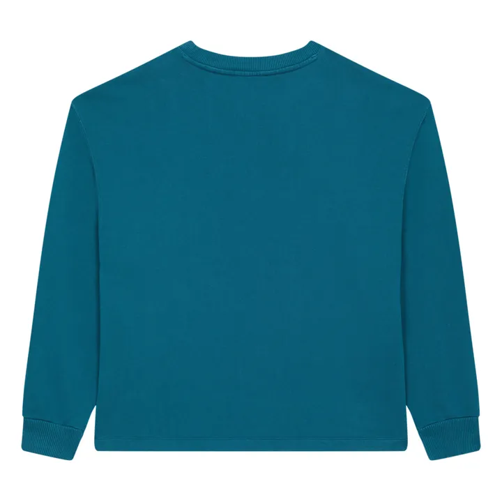 SMALLABLE BASICS Sweat Femme en Coton Bio | Vert canard