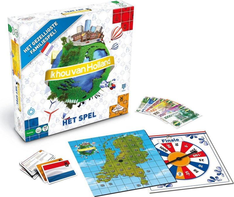 Identity Games - Ik Hou Van Holland - Bordspel - Voor 2 Teams - Vanaf 12 Jaar