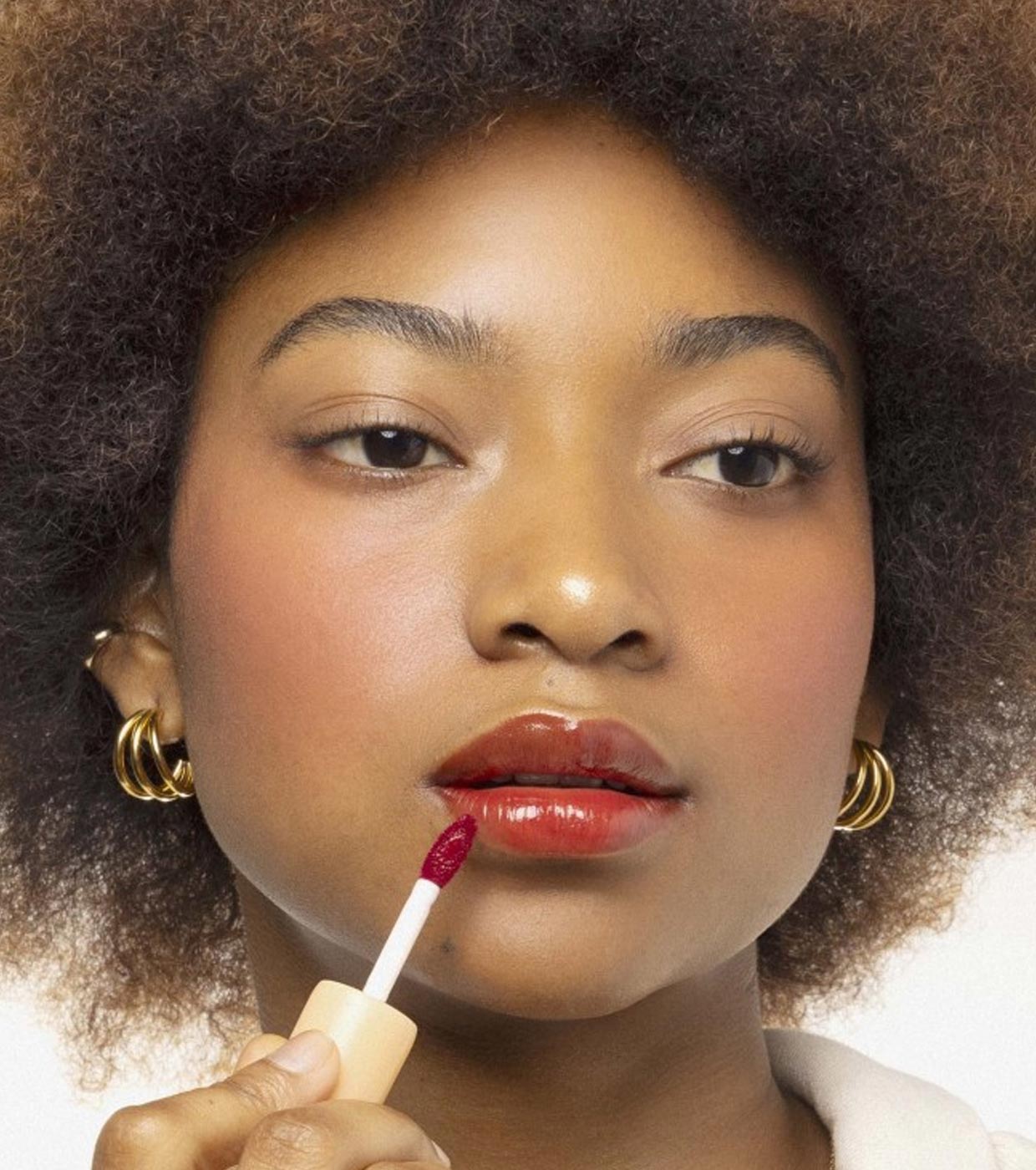 Laka - Hidratante Lip Gloss Tint Fruity Glam Tint - 104: Cherry